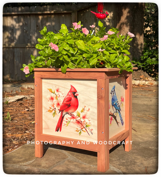 4-sided Cedar Planter Box