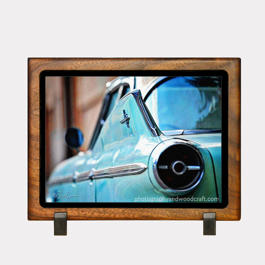 tailfin 5" x 7" Canvas Print in Solid Wood Floating Frame